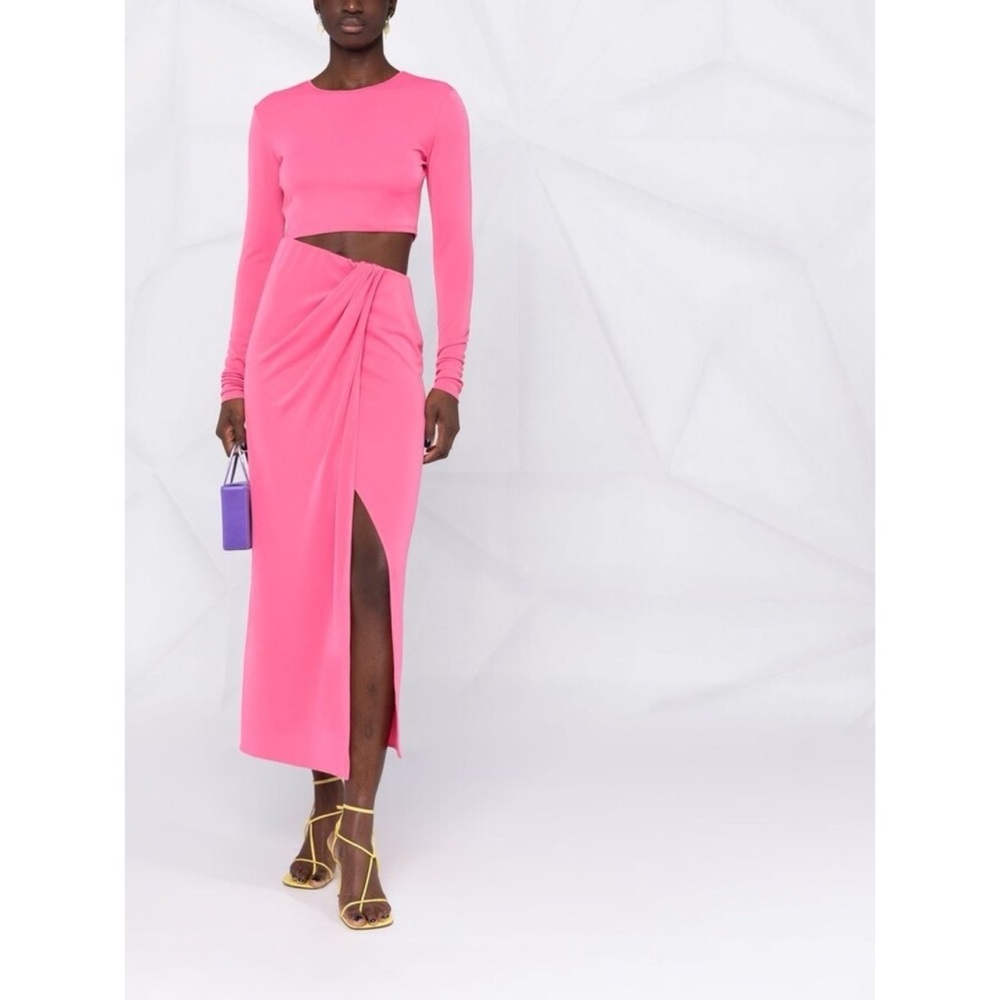the Andamane pink cutout dress